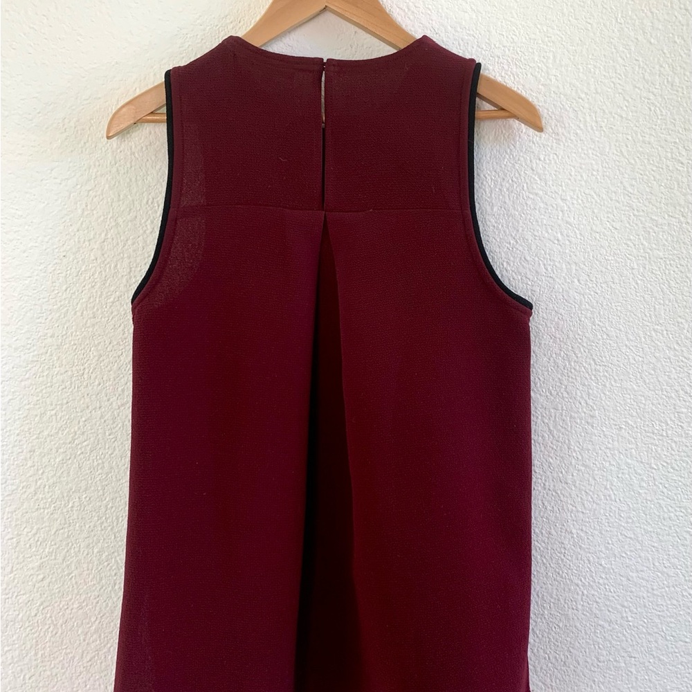 Madewell Wine Tone Sleeveless Top Size S - Picture 3 of 8